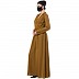Designer Coat abaya- Golden Brown Designer Coat abaya- Golden Brown